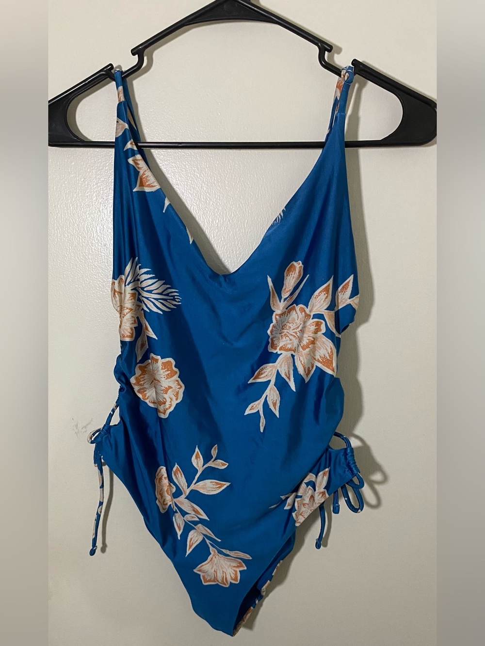 Roxy Blue Floral One-Piece Swimsuit